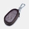 Vintage Genuine Leather Car Key Holder Key Bag Keychain Wallet For Men Women - Coffee