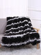 Double Sided Plush Pure Color Blanket Printing Warmth Sofa Blanket Office Blanket - Dark Gray