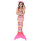 3Pcs Bohemian Style Girls Mermaid Tail Bikini Sets Bathing Suit Swimwear For 4Y-13Y - 5