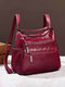Multifunctional Large Capacity Shoulder Bag Backpack - Red