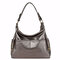 Women Classic PU Crossbody Bag Casual Shoulder Bag Evening Bag - Gray