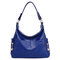 Women Classic PU Crossbody Bag Casual Shoulder Bag Evening Bag - Blue
