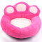 Bear Paw Winter Warm Soft Pet Dog Cat Kennel Pet Bed Mat - Pink