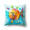 Creative Abstract Fish Ocean Painting Microfiber Cushion Cover Home Sofa Office Car Seat Art Decor - #1