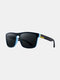 Men Full Square Frame HD Polarized UV Protection Outdoor Sunshade Sunglasses - #03