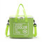 Oxford Cloth Insulation Package Picknick Aluminium Lunch Bag Isolierung Cold Lunch Bag - Grün