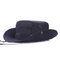 Mens Bucket Hat Outdoor Fishing Hat Climbing Mesh Breathable Sunshade Cap With String  - Navy