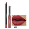 VERONNI Matte Lip Gloss Lipliner Pencils Set Moisturizer Makeup Liquid Lipstick Lips Liner Kits - 12