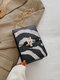 Women Chain Cow Leopard Pattern Print 6.5 Inch Phone Bag Crossbody Bag - 3