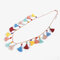 Bohemian Colorful Pendant Long Necklace Ethnic Tassel Chain Necklace  - B
