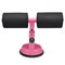 Sit-ups Assistant Device Gym Fitness Workout Exercise Tools for Home AbdomenBody Shapping Device - Pink