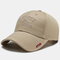 Unisex Mesh Baseball Cap Casual Outdoor Sun Hat - Khaki