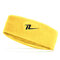 Men Women Sports Breathable Cotton Sweatband Yoga Fitness Hairband Outdoor Sports Headband - Yellow
