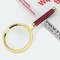Men Women 6X Portable Magnifying Glass Handheld High Definition Reading Magnifying Glass - 80mm
