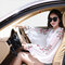 Embroidered Applique Chiffon Sunscreen Sleeve Shawl Summer Women Sunscreen Clothing - #03