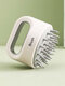 Dual-purpose Massage Shampoo Air Bag Brush Portable Handheld Silicone Massage Cleaning Scalp Tool - Gray