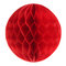 6'' Tissue Paper Pom Poms Honeycomb Ball Lantern Wedding Party Home Table Decor - Red