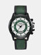 XINEW Brand Watches Mens Leather Date Waterproof Quartz Wristwatches Watch - Green