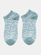 Women Cotton Anti-woven Cartoon Bear Pattern Cute Casual Socks - Dark Blue