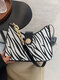 Women Leopard Houndstooth Pattern Prints Shoulder Bag - #02