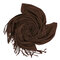 Women Cashmere Artificial Silk Tassel Fringe Shawl Wrap Long Range Scarf - Coffee