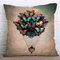 Vintage Abstract Printing Style Cushion Cover Soft Linen Cotton Pillowcases Home Car Sofa Office - #13