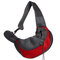 Pet Cat Dog Travel Portable Slung Shoulder Bag Breathable Mesh Pet Backpack - Red