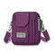 Women Oxford Crossbody Bag Square Shoulder Bag Box Bag - Purple