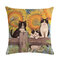 1 PC Cartoon Cat Pattern Cotton Linen Throw Pillow Cover Cushion Cover Seat Car Home Sofa Bed Decorative Pillowcase - #3