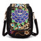 Woman Tribal Retro Shoulder Bag Canvas Chinese Style Phone Bag Little Bag For Woman - Purple