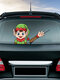 Christmas Snowman Elf Wiper Sticker Removable Rear Windshield Stickers Car Sticker - #18