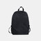 Men Nylon Sport Outdoor Anti theft Large Capacity  Multi-pocket Backpack - Black