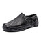 Men Casual Light Weight Slip-on Closed Toe Outdoor Cave Sandals - Black