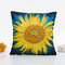 45x45cm New Simulation Silk Pillow Case Sunflower Cushion Cover Sofa Decor - #1
