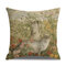 Retro Style Cats Linen Cotton Cushion Cover Home Sofa Art Decor Throw Pillowcase - #8