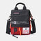 Nylon Multi-function Crossbody Bag For Men - Red