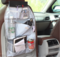حقيبة تخزين السيارة حقيبة للحمل حقيبة ظهر حقيبة تخزين حقيبة تخزين حطام السيارة حقيبة ظهر معلقة - اللون الرمادي