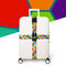 Travel Luggage Cross Strap Suitcase Bag Ceinture d'emballage Bande de boucle sécurisée avec étiquette - B