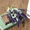  12 têtes de fleurs artificielles de lavande artificielle décor de jardin de mariage - Violet