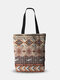 Women Canvas Bohemia Ethnic Pattern Shoulder Bag Handbag Tote Shopping Bag - 9