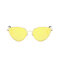 Women Thin Metal Frame Heart-Shaped Sunglasses Casual Outdoor Anti-UV400 Sunglasses - #2