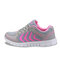 Big Size Casual Color Match Sport Breathable Mesh Lace Up Sneakers - Pink