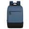 New Business Men's Backpack Fashion Female Student Bag Large Capacity Computer Bag - Blue