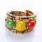 Bohemian Colorful Big Beaded Multilayer Womens Bracelets Vintage Jewelry for Women - Gold