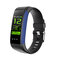 Pulseira de relógios inteligentes esportivos multifuncional IP67 pulseira inteligente à prova d'água para Android IOS - Azul + azul
