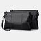 Men Solid Business Waterproof Clutch Bags Wallet - Black1