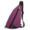 Oxford Casual Chest Bag Sling Bag Crossbody Bag For Men - Purple