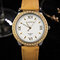 YAZOLE Women's Watches Diamond Gold Watches Luxury Quartz Leather Clock Watches for Women - 3