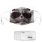 Cartoon Animal Printing Dustproof Anti-fog Washable Breathable Mask PM2.5 7-piece Gasket - #01
