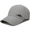 Men's Summer Breathable Adjustable Mesh Hat Quick Dry Cap Outdoor Sports Climbing Baseball Cap - Grey